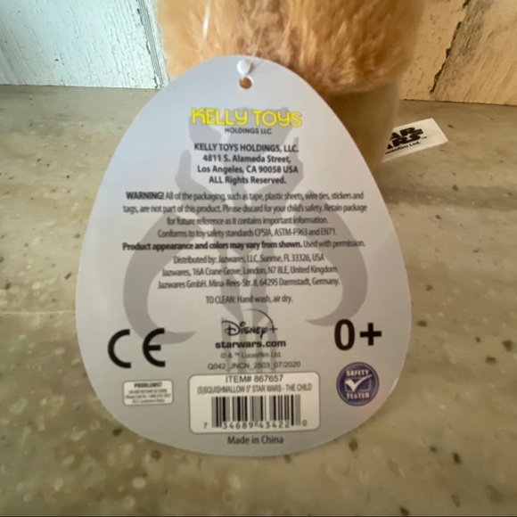 Star Wars Squishmallow The Child BabyYoda 5” Plush - Picture 3 of 4